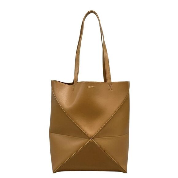 Loewe Handbags - Loewe Tote Bag Puzzle Fold Tote Medium Warm Desert (light Brown) Folding